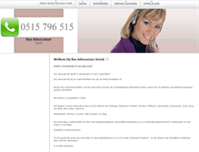 Tablet Screenshot of bosadvocatuur.nl
